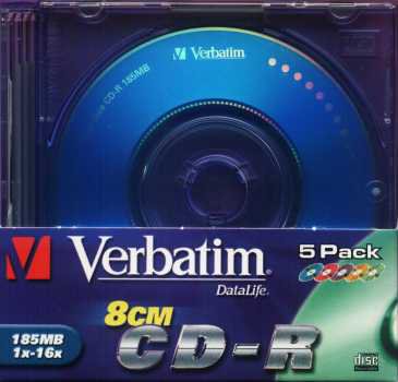 CD-R 23min 16× Verbatim Colour Disc DataLife front