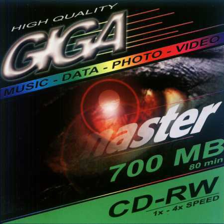 CD-RW 80 4× GIGA master front