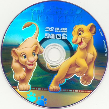 DVD-R Platinet 8× Lion King DVD