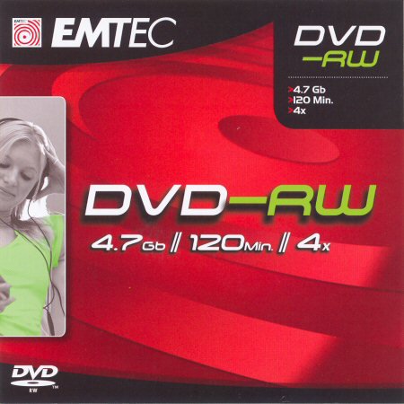 DVD-RW EMTEC  - zepředu