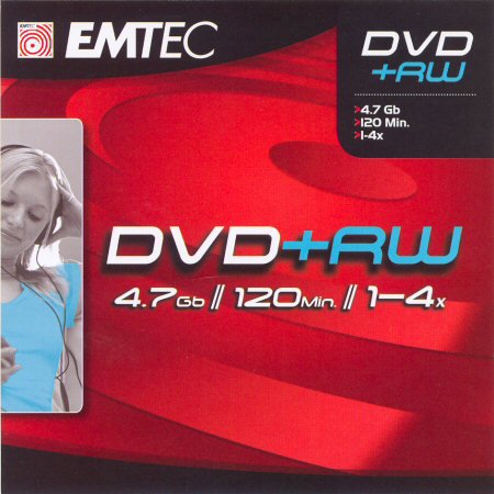 DVD+RW EMTEC  - zepředu