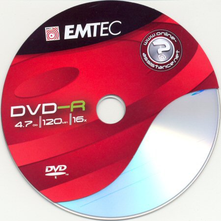 DVD-R EMTEC  - zepředu