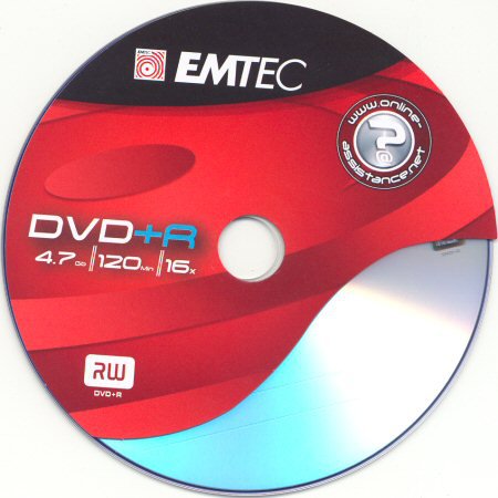 DVD+R EMTEC  - zepředu