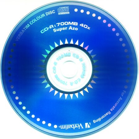 CD-R 80min Verbatim Colour Disc SuperAZO CD