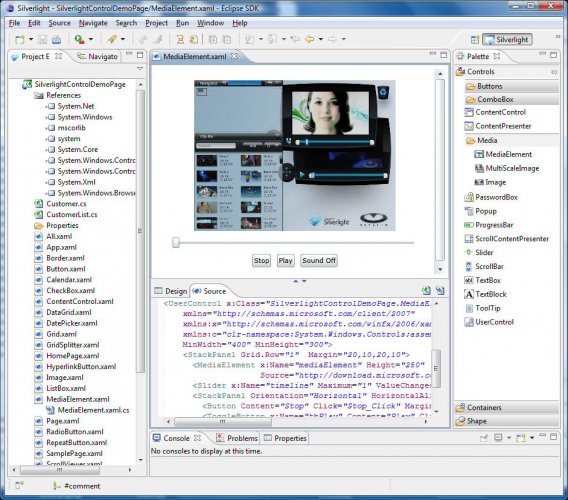 Microsoft Silverlight 2 MediaElement