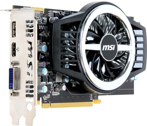 MSI R5770 PMD1G konektory