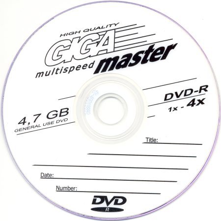 DVD-R GigaMaster 4× DVD