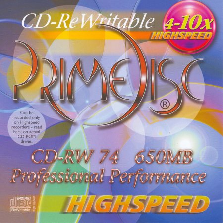 CD-RW 74 PromeDisc HighSpeed 10× front