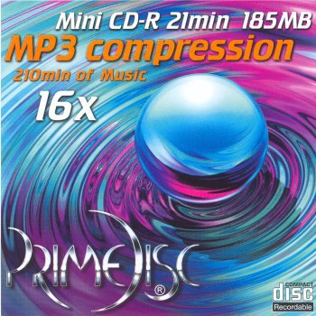 CD-R 21 PrimeDisc 16x Mini front