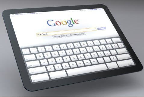 Google tablet PC studie