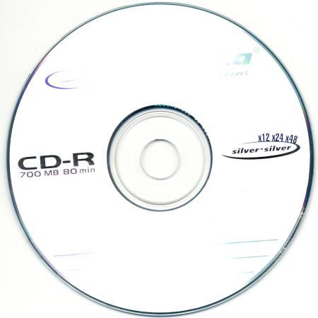 CD-R 80 esperanza 48× silver CD