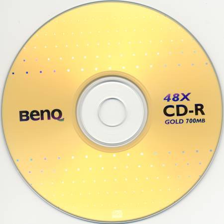 CD-R BenQ 48X GOLD - médium