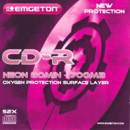 emgeton CD-R 80 52× NEON front