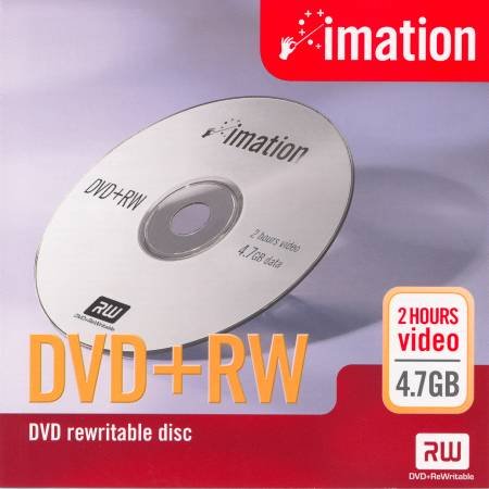 DVD+RW Imation DVD rewritable - zepředu