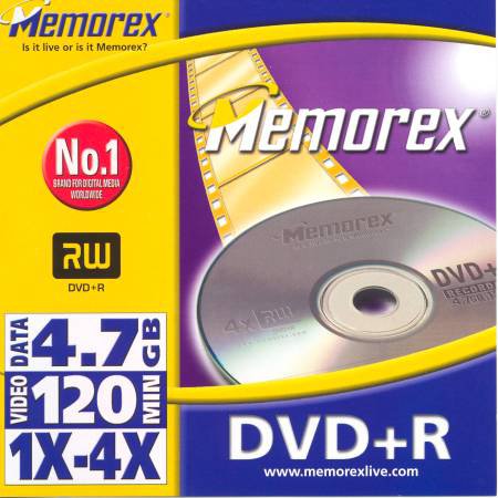 DVD+R Memorex Professional recordable - zepředu