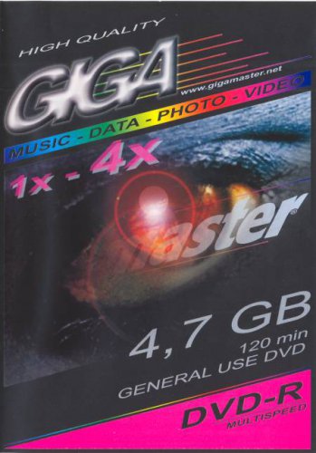 DVD-R GIGA master High Quality multispeed - zezadu