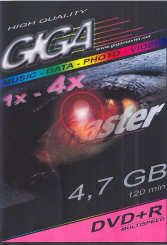 GigaMaster DVD+R 4x DVD obal front