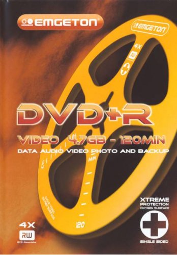DVD+R emgeton Xtreme protection - zepředu