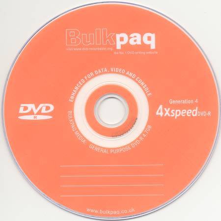 DVD-R Bulkpaq Generation 4 - médium