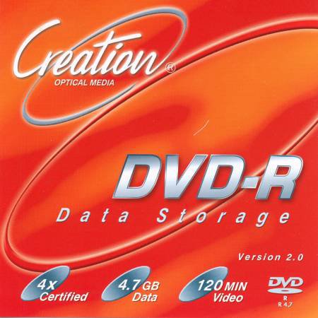 DVD-R Creation version 2.0 - zepředu