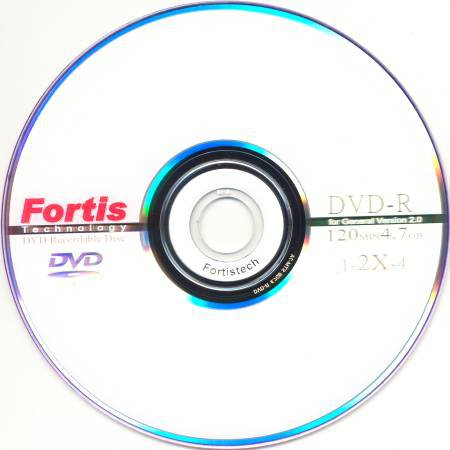 DVD-R Fortis   - médium