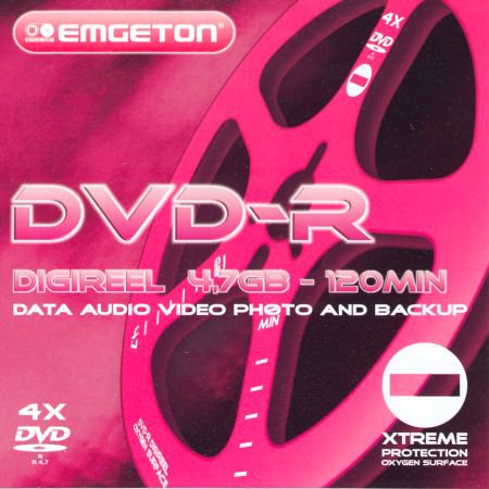 DVD-R emgeton DIGIREEL - zepředu