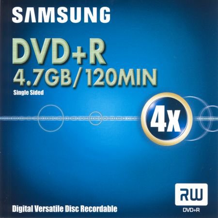 DVD+R Samsung   - zepředu