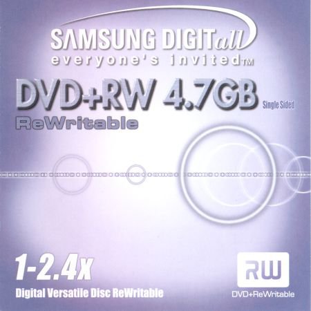 DVD+RW Samsung everyone's invited - zepředu