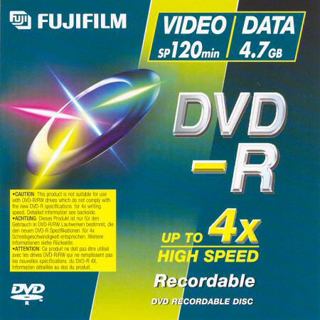 DVD-R FUJIFILM   - zepředu