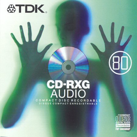 TDK CD-R 80 audio CD-RXG front