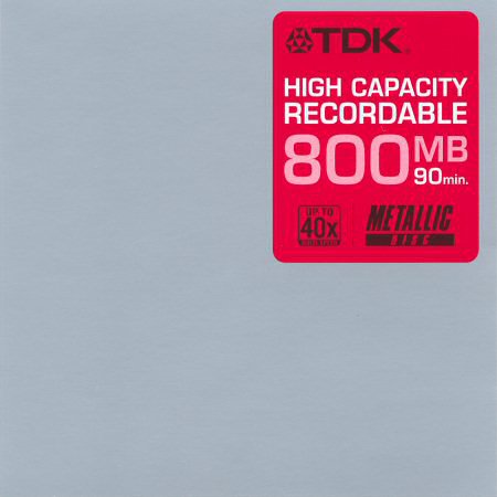 TDK CD-R 90 40× Metallic front