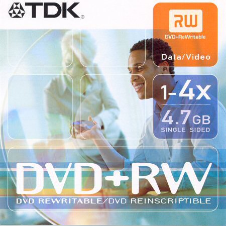 DVD+RW TDK   - zepředu