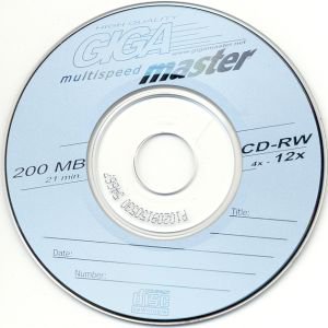 CD-RW 21 min Gigamaster 12× CD