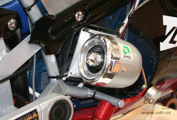 Detail chladiče CPU