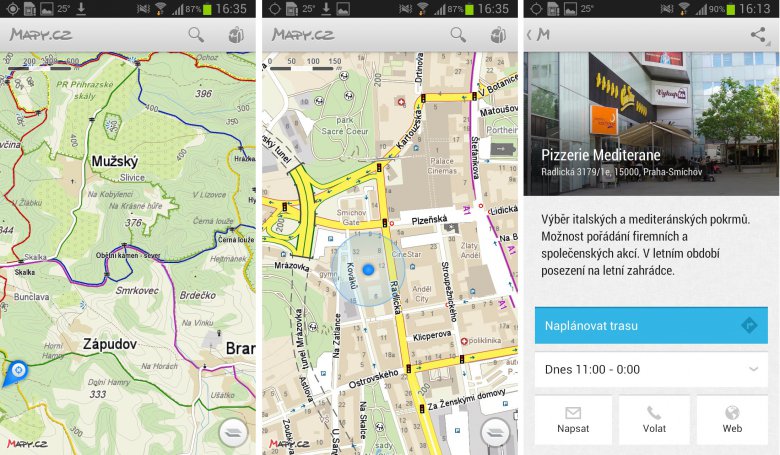 Mapy.cz v mobilu - Obrázek 3