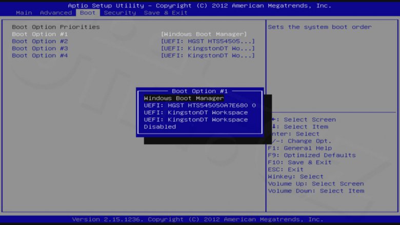 ASUS Transformer Book T100 - Setup - Boot