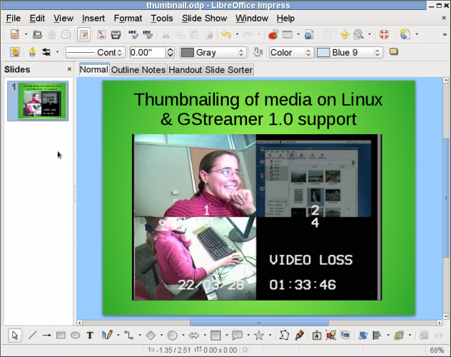 LibreOffice 4.0 alfa - gstreamer