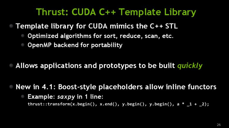Nvidia CUDA 4.1 prezentace