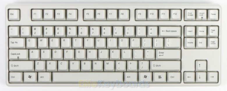 Leopold Tenkeyless Tactile Force Keyboard (White) FC200RE/AW