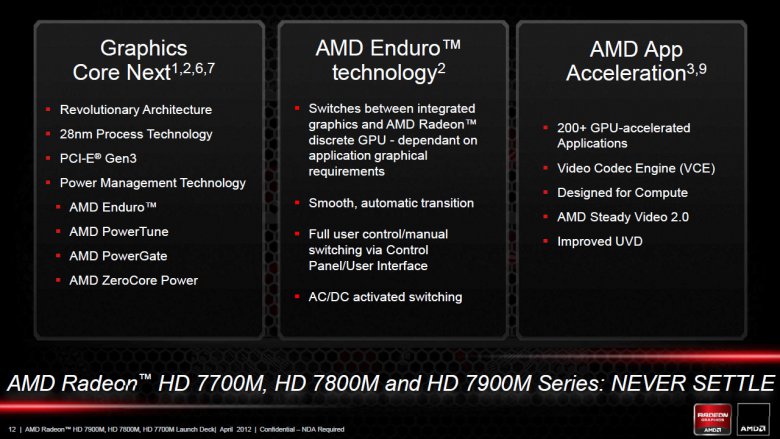 AMD Radeon HD 7000M - slide 12