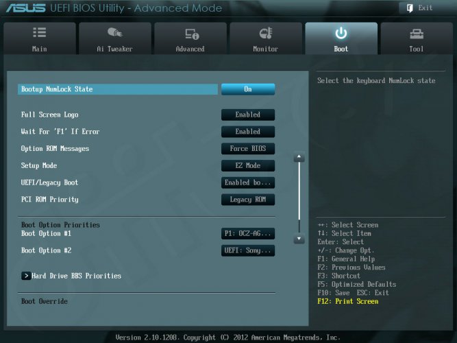 ASUS ASUS P8Z77 WS - Setup -Advanced Mode - Boot (1)