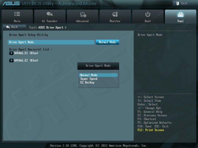 ASUS ASUS P8Z77 WS - Setup -Advanced Mode - Tool - ASUS Drive Xpert (1)