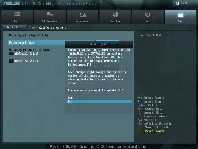 ASUS ASUS P8Z77 WS - Setup -Advanced Mode - Tool - ASUS Drive Xpert (2)