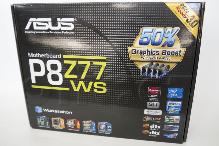 ASUS P8Z77 WS - krabice