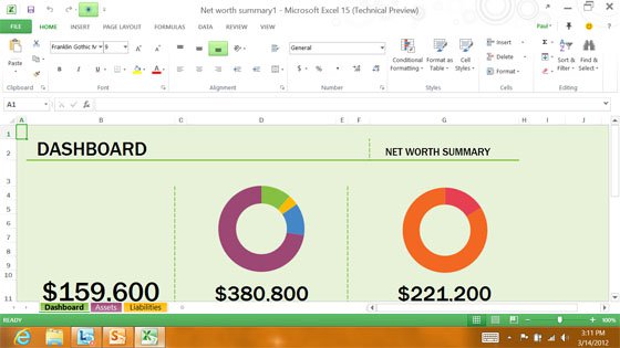 Office 15 - Excel - grafy