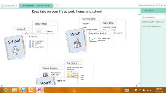 Office 15 - OneNote