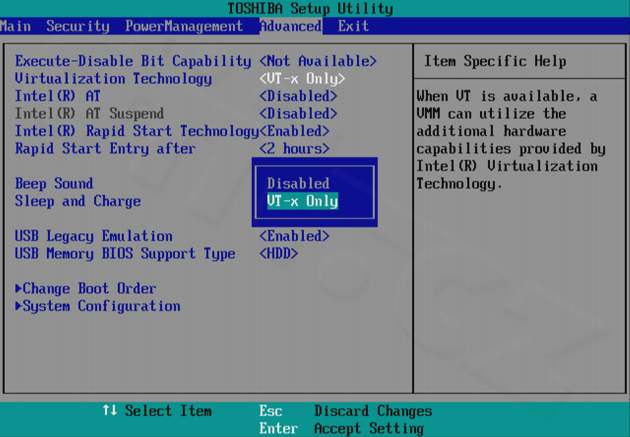 Toshiba Portégé Z830 - Advanced