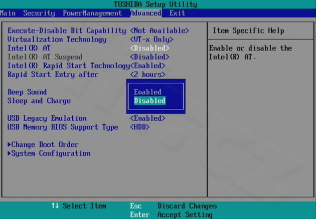 Toshiba Portégé Z830 - Advanced