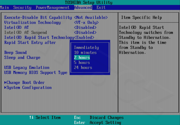 Toshiba Portégé Z830 - Advanced