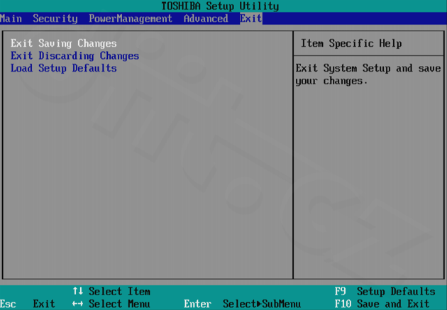 Toshiba Portégé Z830 - Exit